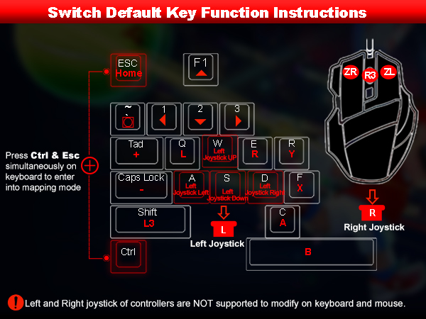 nintendo switch keyboard and mouse adapter