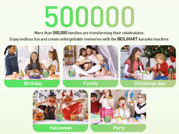 Karaoke machine for birthday parties, Christmas, Halloween and family gatherings