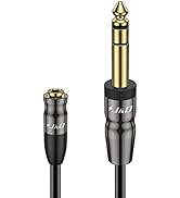 J&amp;D 1/4 inch to 3.5mm Headphone Adapter, Heavy Duty Copper Shell Connecter Joint 3.5mm 1/8 inch F...