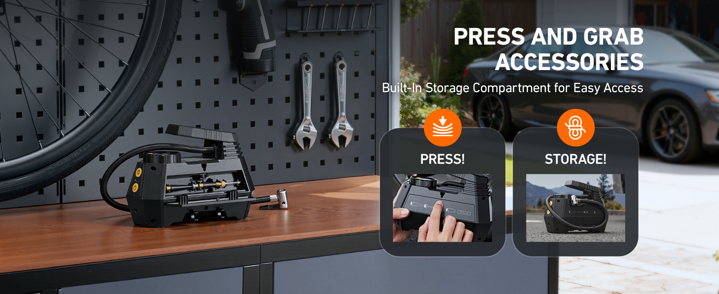 Tire Inflator Portable Air Compressor