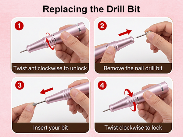 Replacing the Drill Bit