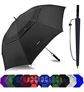 Baraida Golf Umbrella Large 62/68/72 Inch, Extra Large Oversize Double Canopy Vented Windproof Wa...