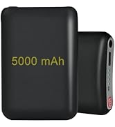 TEKCAM 5V 5000mAh Batteries for Heated Gloves Rechargeable with DC Port, Lithium Polymer Batterie...