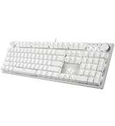i-rocks K74M Illuminated Mechanical Keyboard - with Swappable Switches - 107keys, USB-C Detachabl...