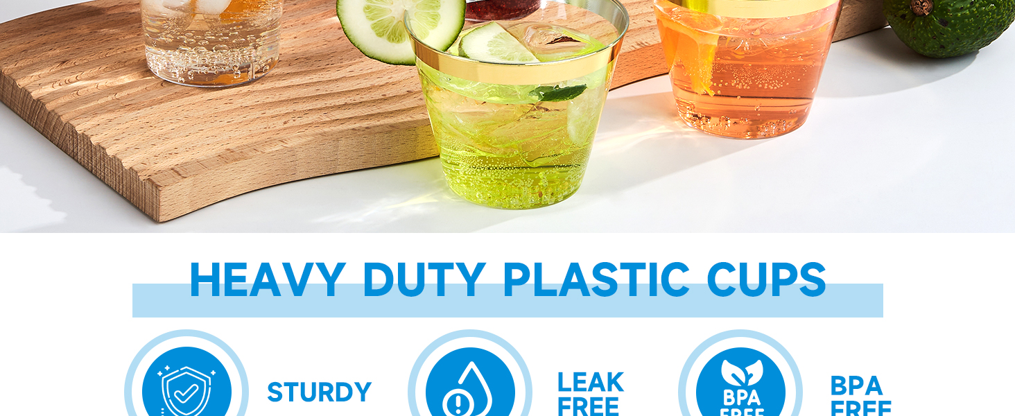 9 oz plastic cups