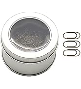200pcs Bronze Mini Paper Clips Cute Paperclips Smooth Stainless Steel Wire Bookmarks in Tinplate ...