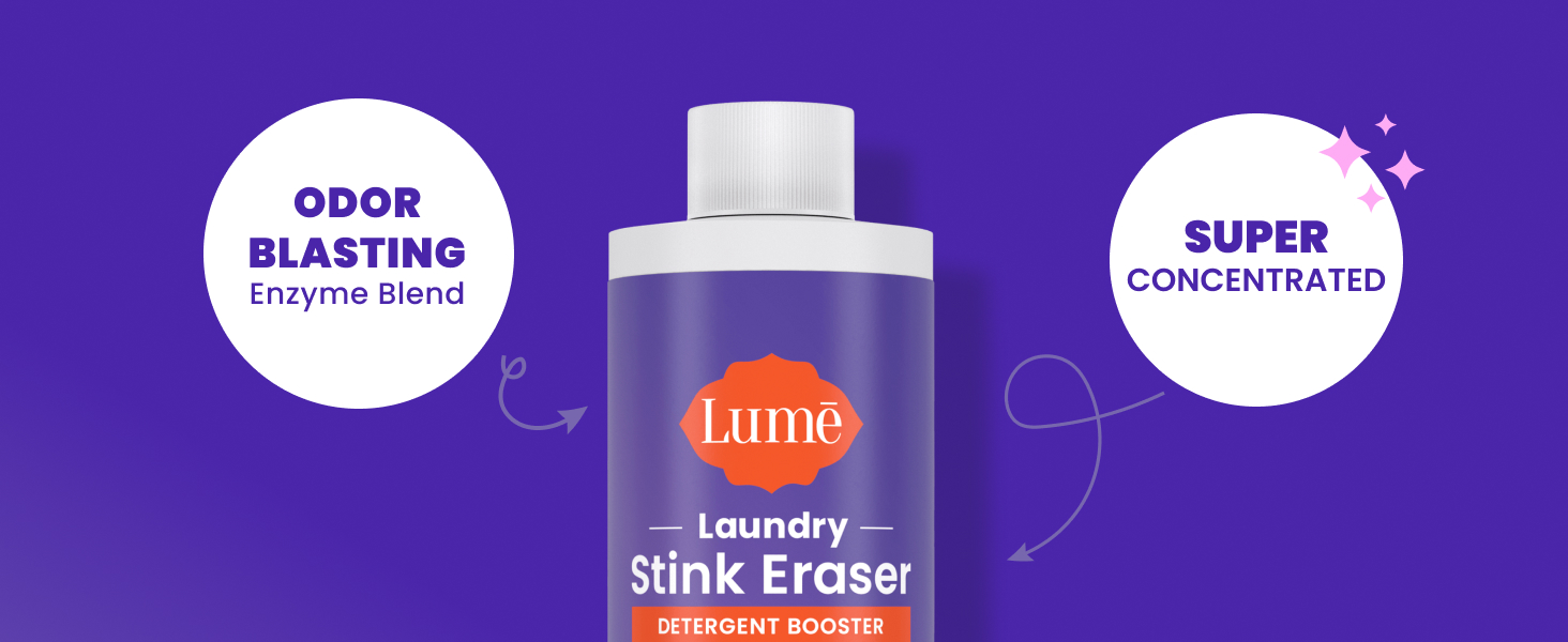 Lume Laundry, Lume Pre-treat Laundry Spray, Lume Stink Eraser, Lume Detergent