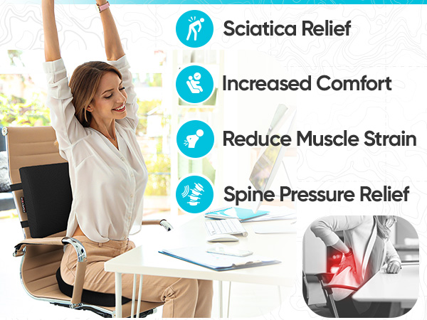 person having neck pain, upper back and middle back, lower pain caused by sitting a lot of hours.