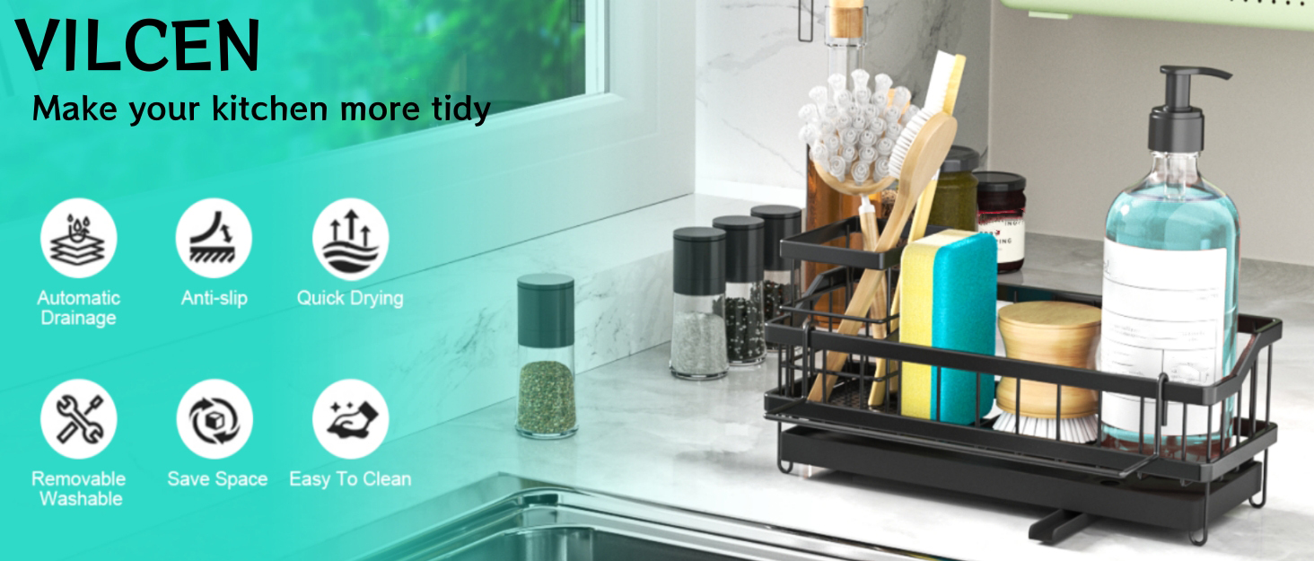 Sponge Holder for Kitchen Sink