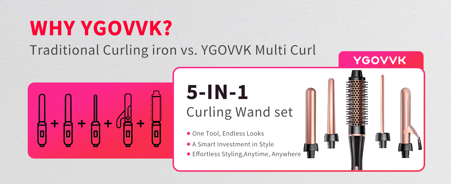 5 in 1 Curling Iron