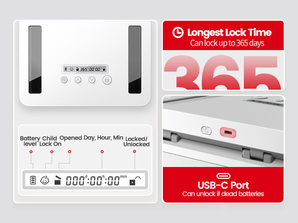 Multi-funtion Timed Lock Box