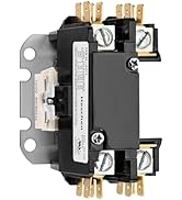 Heschen HVAC Motor Contactor, HSJL-40/1, 1 Poles, 40A, 120VAC 50/60Hz Coil, for Air Conditioner, ...