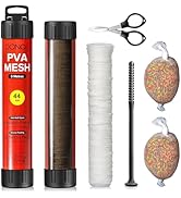 DONQL 5M PVA Mesh Carp Fishing with Scissors, PVA Bags Carp Fishing, 45