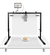 NEEWER Overhead Camera Mount Rig for Top Down Shots, Heavy Duty Steel Tabletop Mount Stand Multi ...