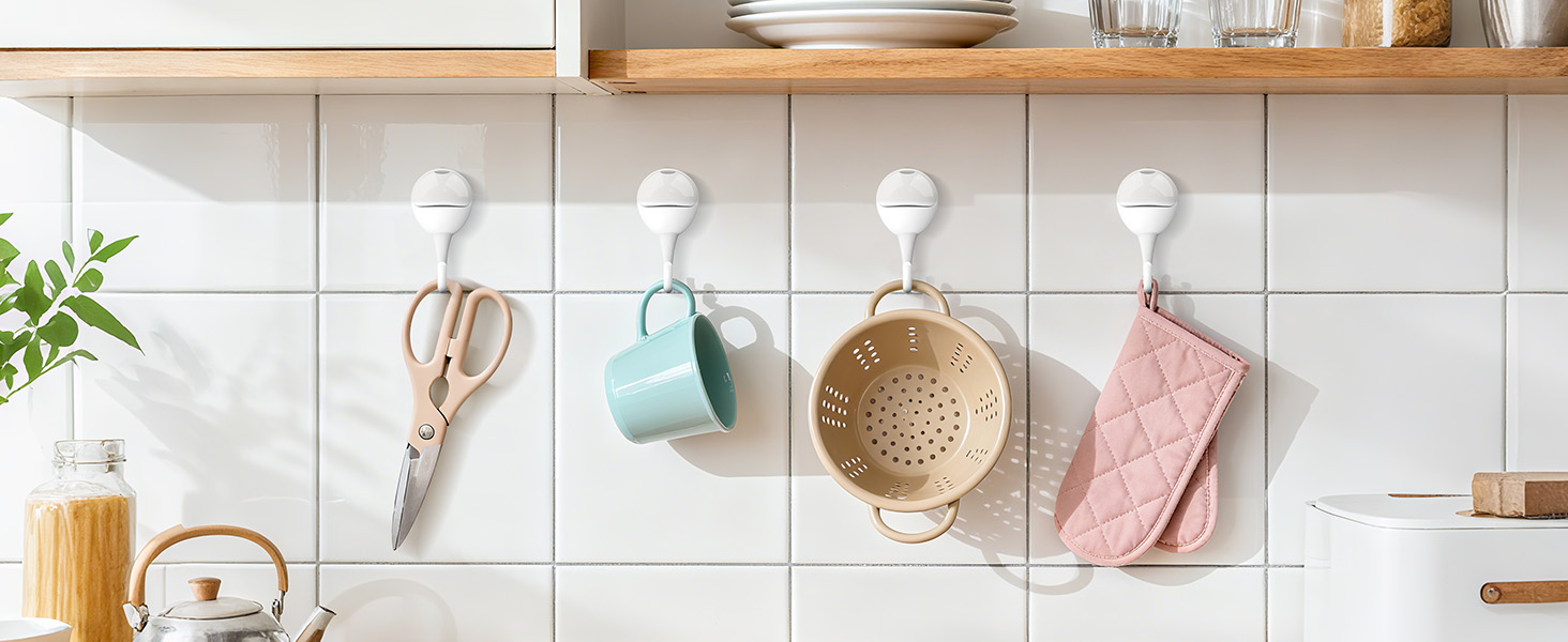 suction cups with hooks