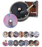 BOCACUE Record Player Car Air Freshener Vent Clip with 15pcs Refill Pads, Retro Floral Aromathera...