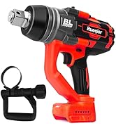 Cordless Impact Wrench 1" for Milwaukee 18V Battery, Impact Wrench 2250FT-LBS(3000N.m) High Torqu...