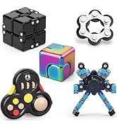 Fidget Toy Fidget Pad Controller, Fidget Spinner Infinity Cube, Metal Fidget Infinity Cube, Sproc...