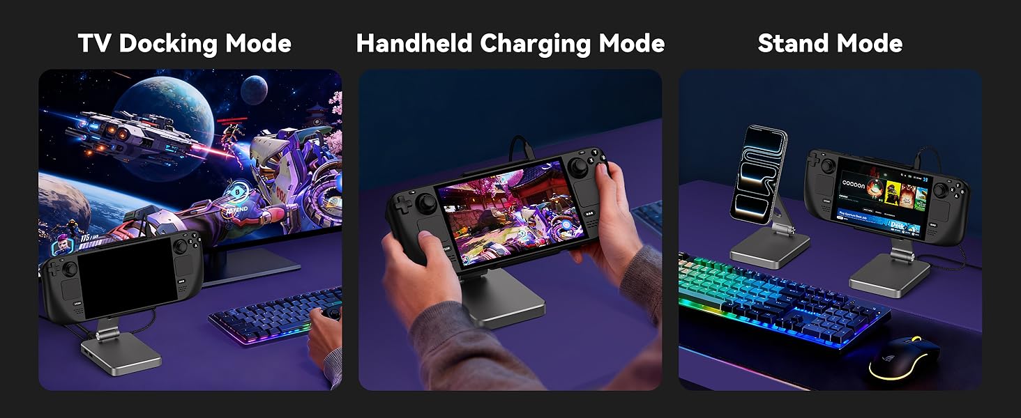 steam deck tv docking station stream deck dock stand stream deck oled dock stand