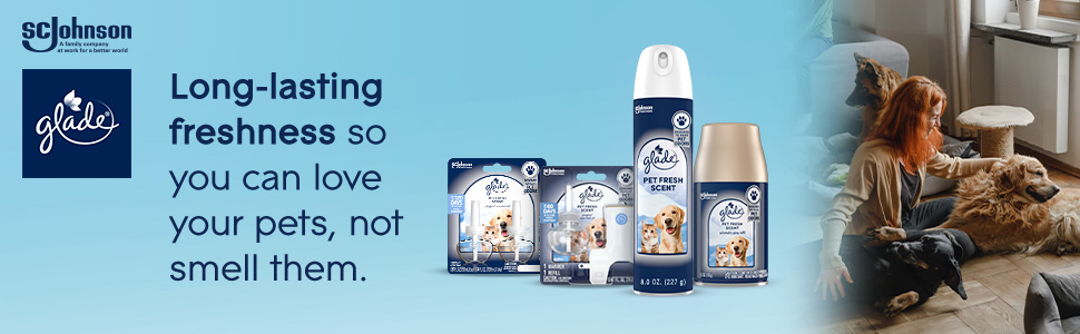 glade pet fresh scent