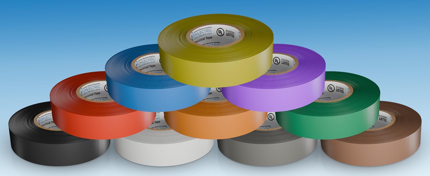 Professional Grade Vinyl Electrical Tape