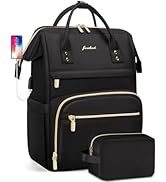 Focdod Backpack for Women 15.6 Inch Laptop Backpack Work Business Backpacks Purse Waterproof Comp...