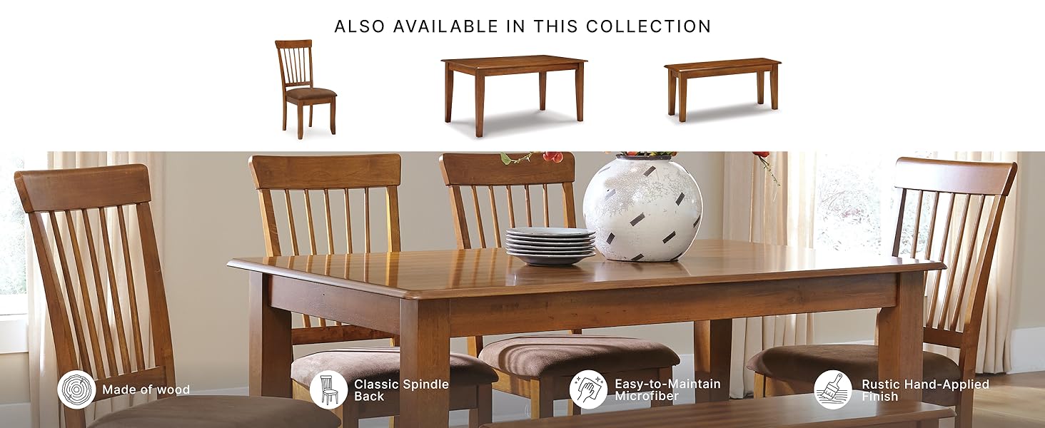 Size and fit 19 inch wide kitchen chairs fitting neatly under a dining table