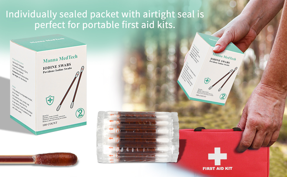 povidone iodine swabsticks