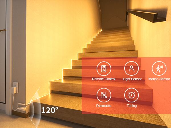 motion sensor light strip