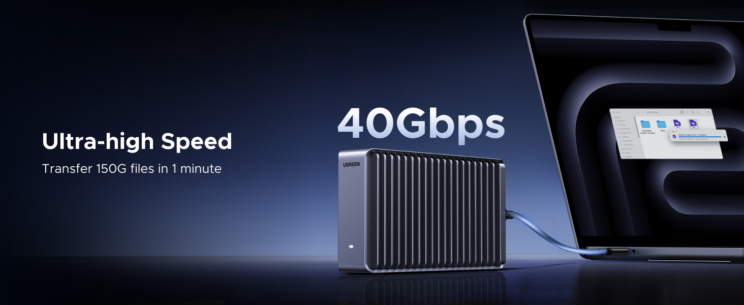 UGREEN 40Gbps M.2 NVMe SSD Enclosure