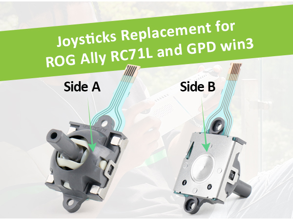Joysticks is for Asus ROG Ally RC71L/ for GPD win3 Windows 10