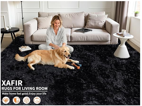 black rug