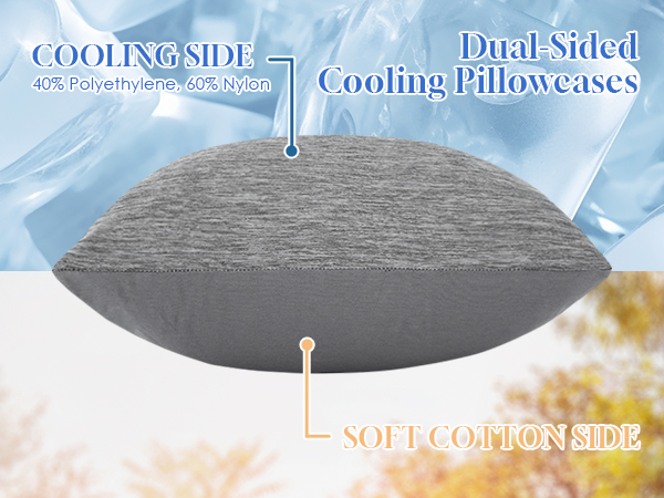 Double Sided Design Cooling Pillow Cases