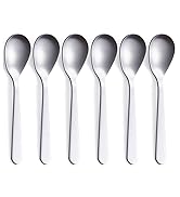 FULLYWARE Demitasse Espresso Spoons, Stainless Steel Satin Finish Coffee Spoons, Mini Teaspoons, ...