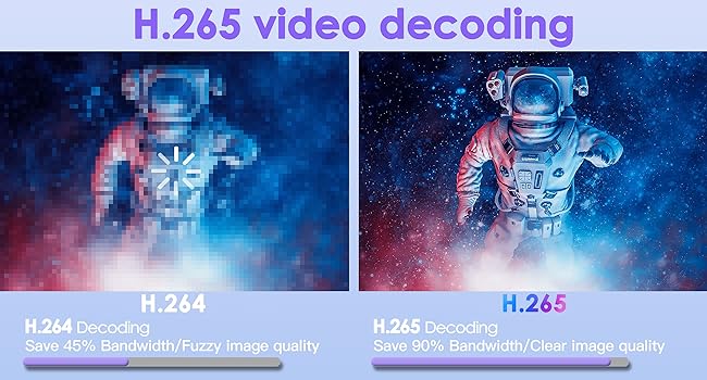 Android 13 TV Box supports H.265 HEVC