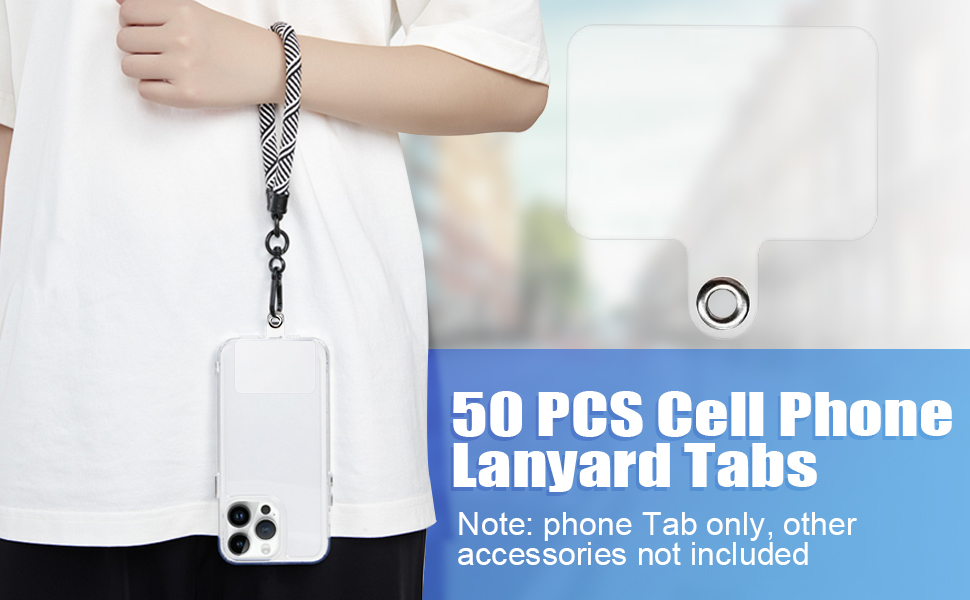 Lanyard Tabs for cell phone