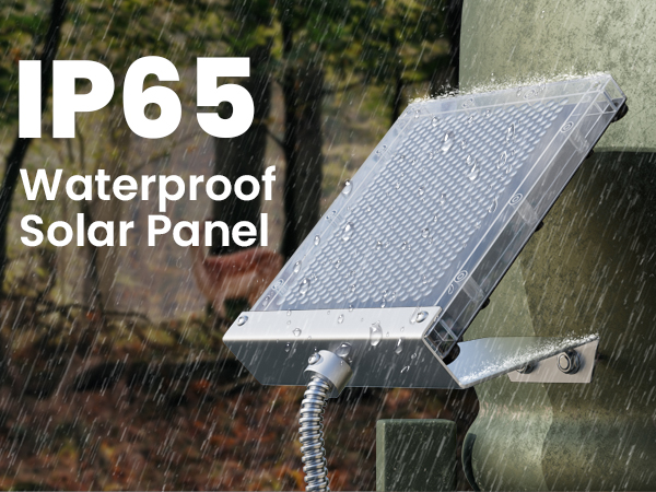 deer feeder solar panel
