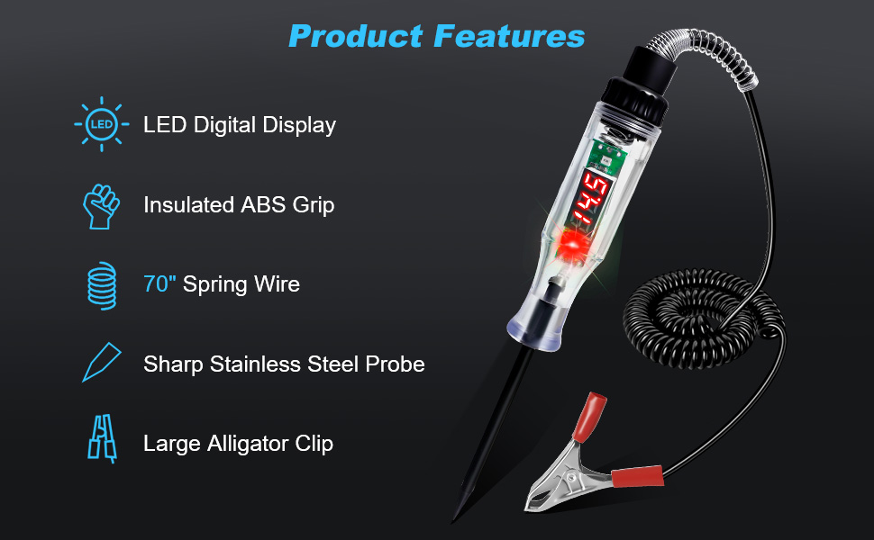 Car Power Probe Voltage Tester