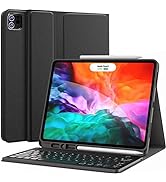 CHESONA iPad Pro 12.9 inch 2021 Case with Keyboard, Keyboard (for 12.9-inch iPad Pro - 5th Genera...