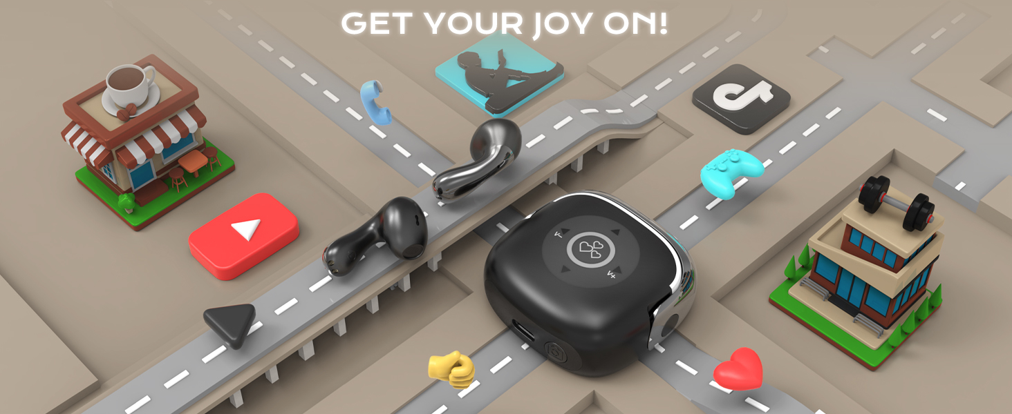 xihama B5 Tiktok Scrolling Remote Control with Wireless Earbuds