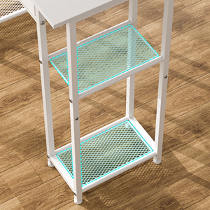 white writing desk
