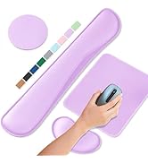 ABRONDA Office Ergonomic Memory Foam Computer Mouse and Keyboard Wrist Rest pad Support Carpal Tu...