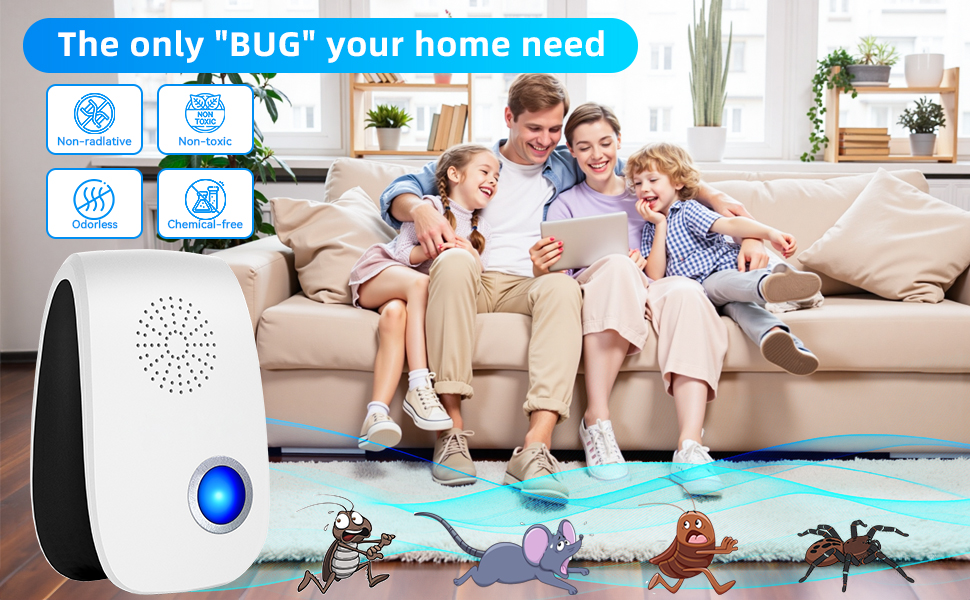 Ultrasonic Repellent pest control mouse traps mouse repellent rodent repellent