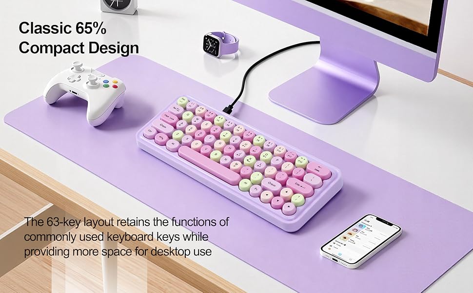 Classic 65 Percent Mini Keyboard