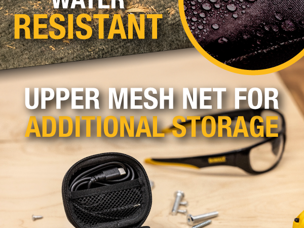 Soft Interior &amp; Accessory Mesh Pocket Visit the DEWALT Store