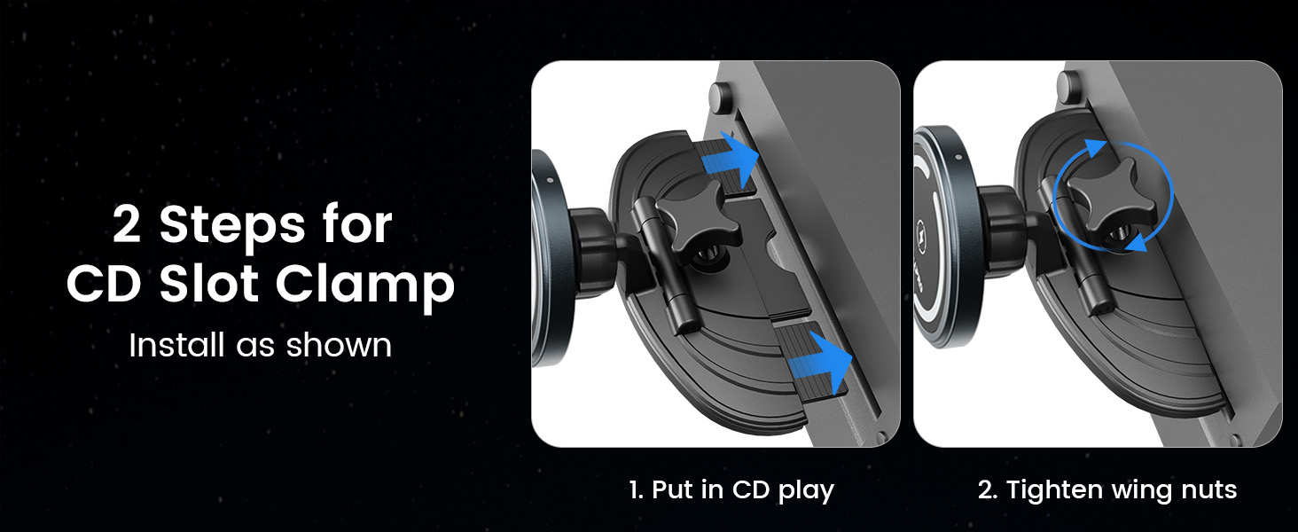 Magnetic CD Slot Holder