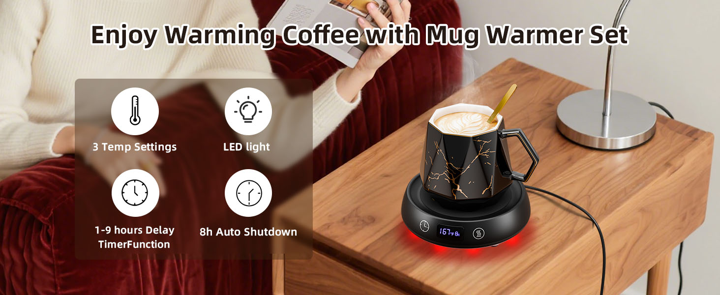 mug warmer set