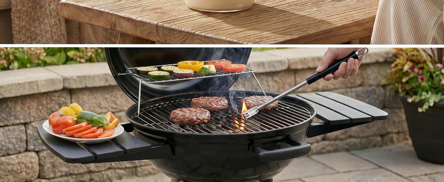 Outdoor Grilling: Perfect for charcoal, gas grills