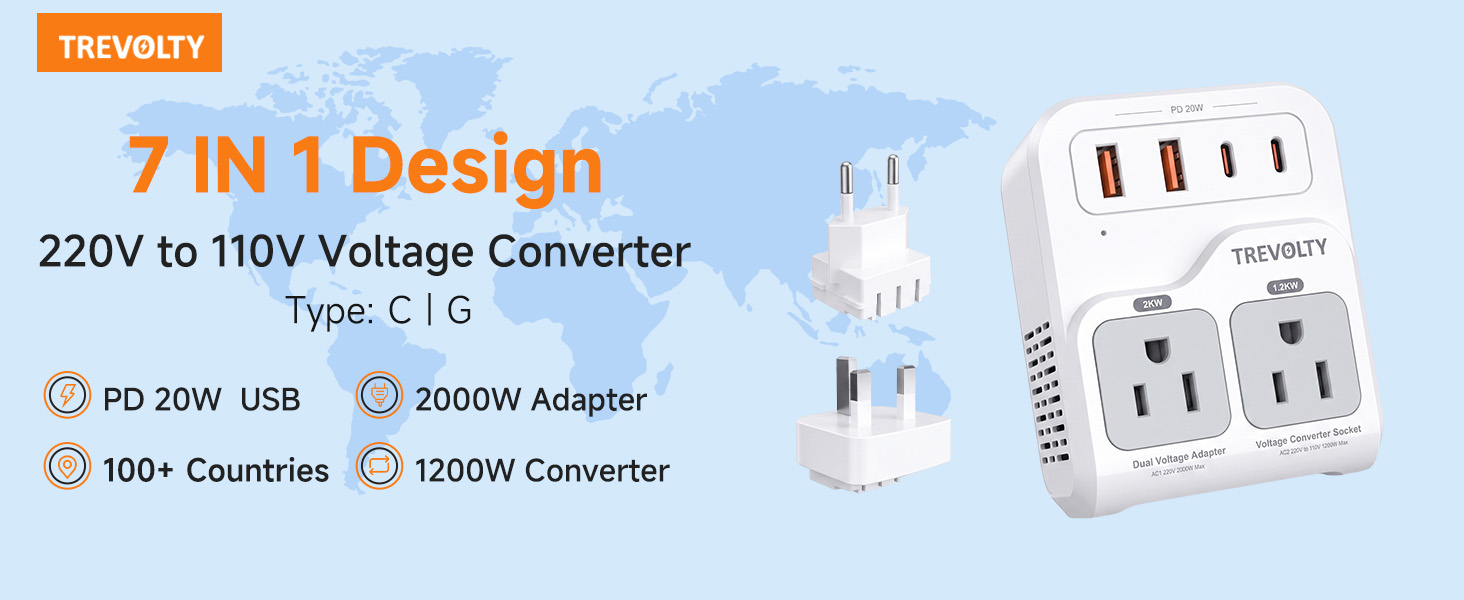 220V to 110V Voltage Converter