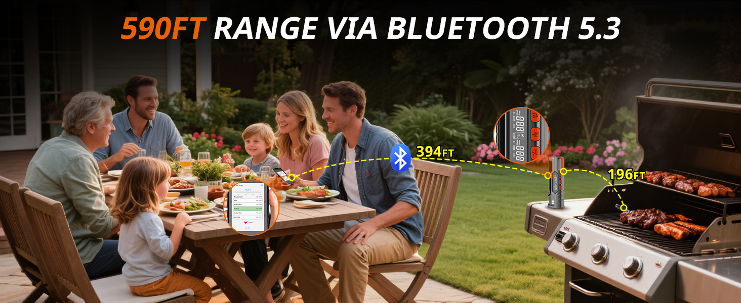 bluetooth meat thermometer